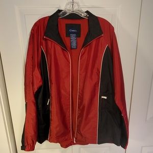 Catalina Red & Black Nylon Jacket Size XL